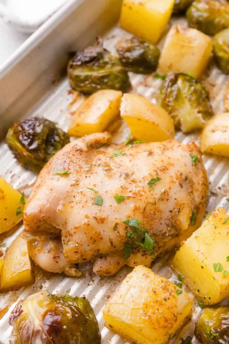 Maple Dijon Chicken Sheet Pan Dinner