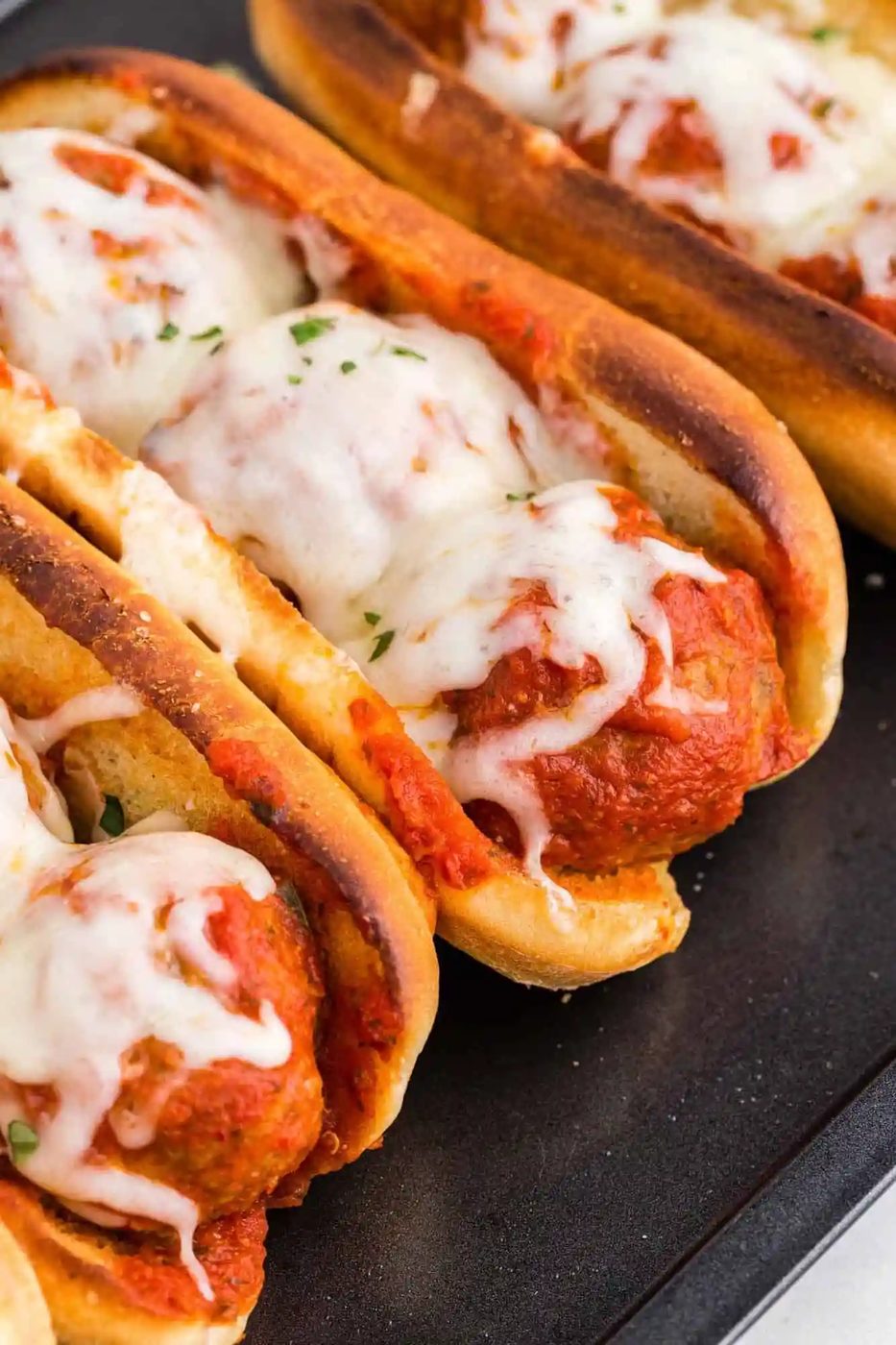 A standby Meatball Subs –, served with garlic bun!