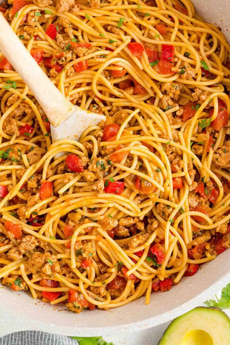 Mexican Spaghetti (one pot!)