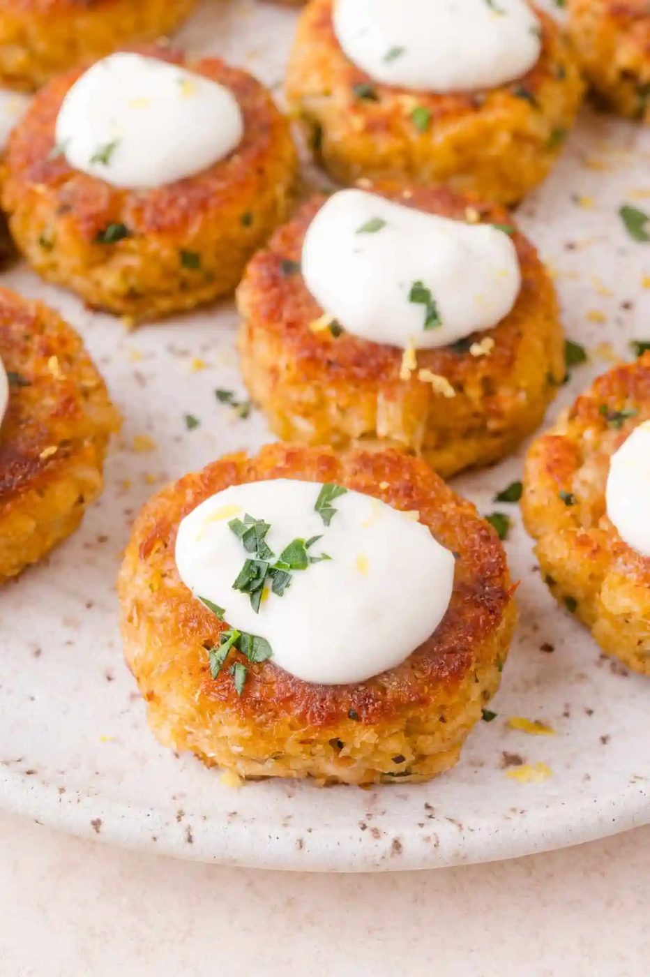 Mini Crab Cakes plus Lemon Aioli