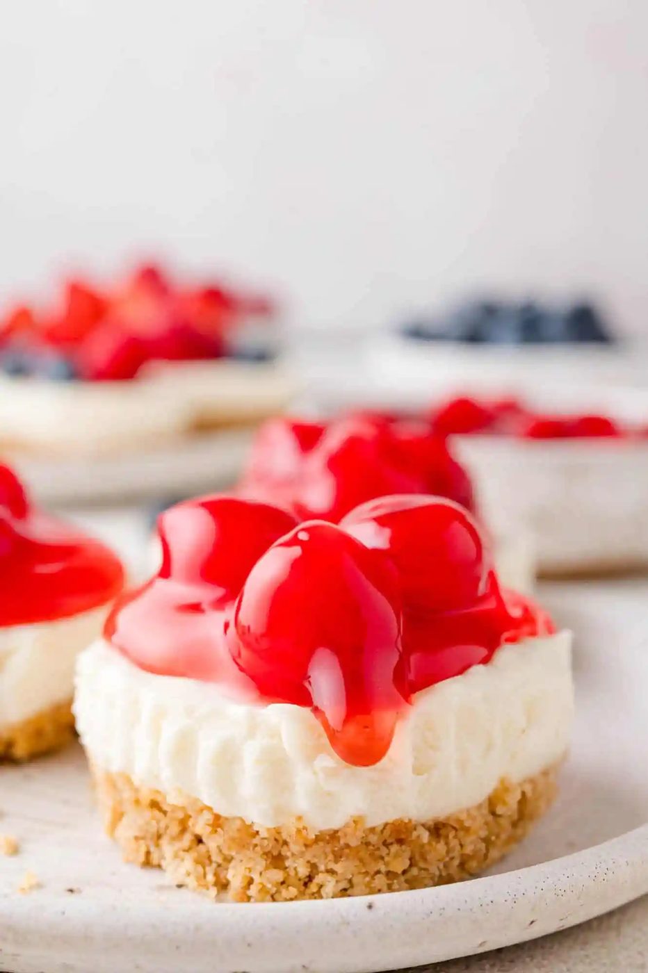 No-Bake Mini Cheesecakes