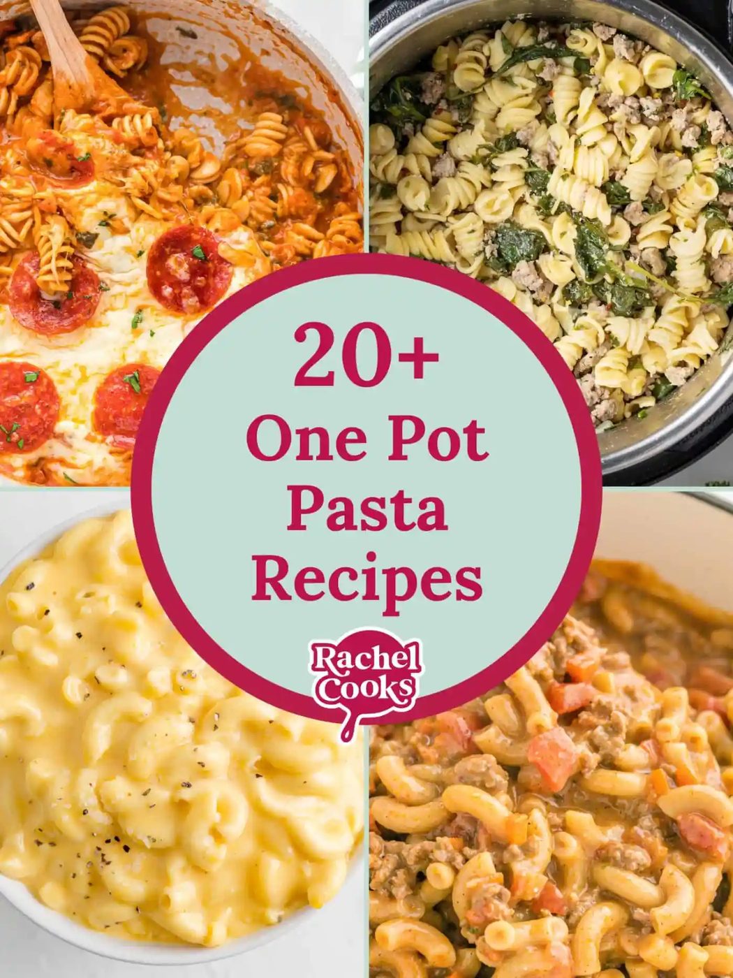 One Pot Pasta Recipes – over 20 straightforward recipes!