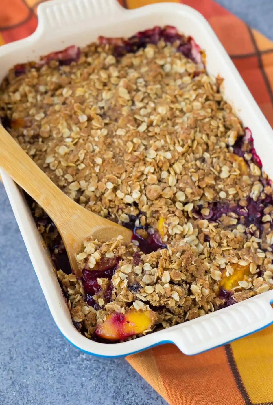 Peach Blueberry Crisp