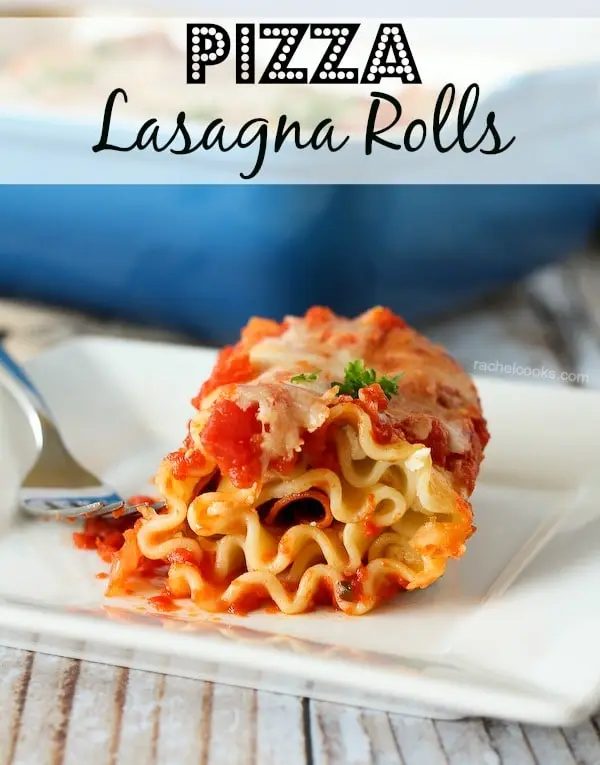 Pepperoni Pizza Lasagna Rolls