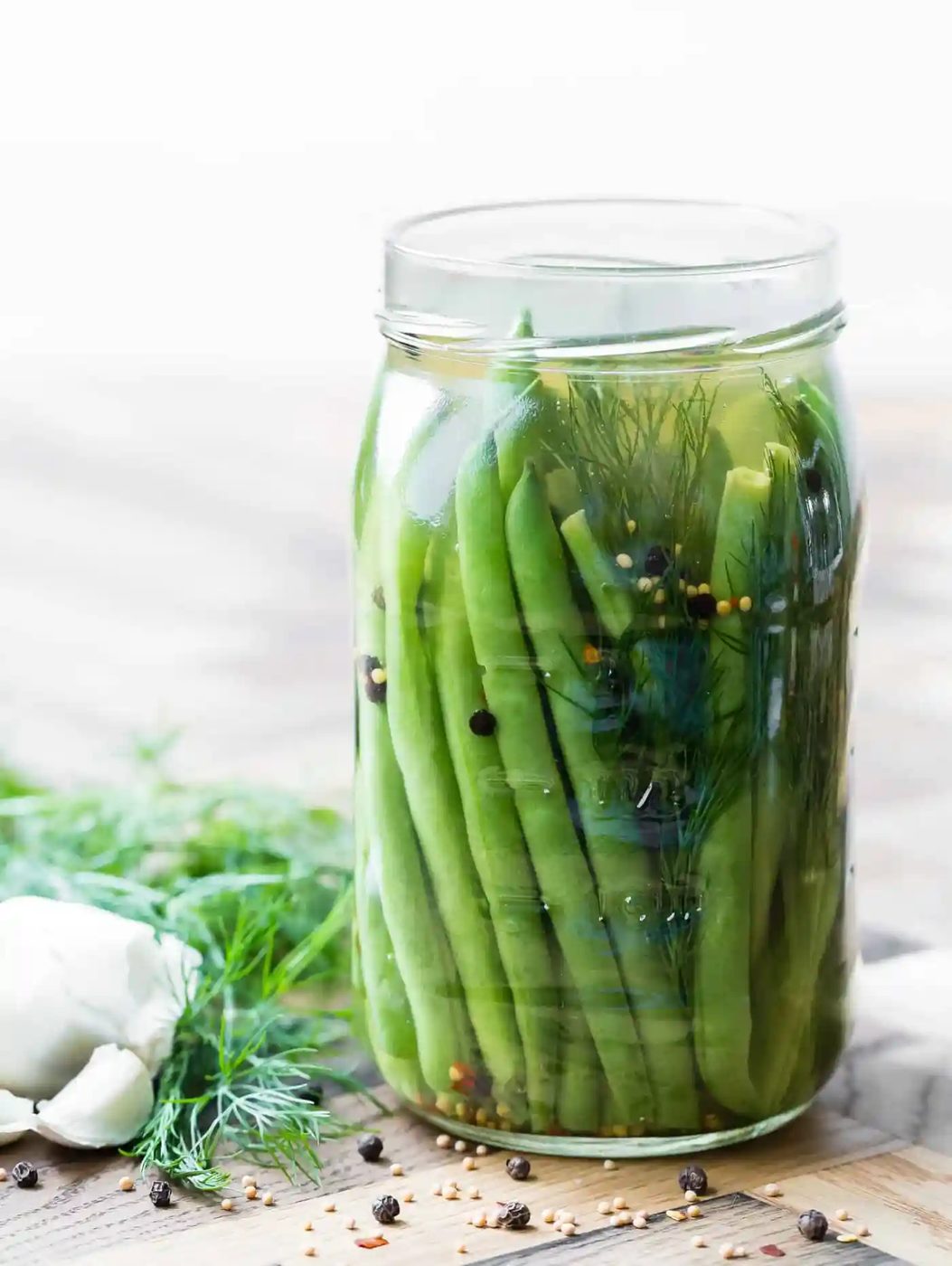 Easiest Pickled Green Beans
