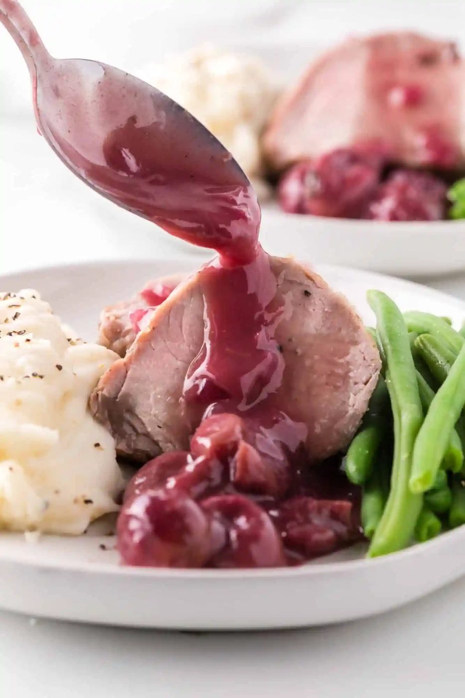 Pork Tenderloin plus Port Wine Sauce & Roasted Grapes