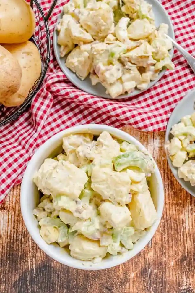 A standby Potato Salad Recipe (straightforward & creamy!)