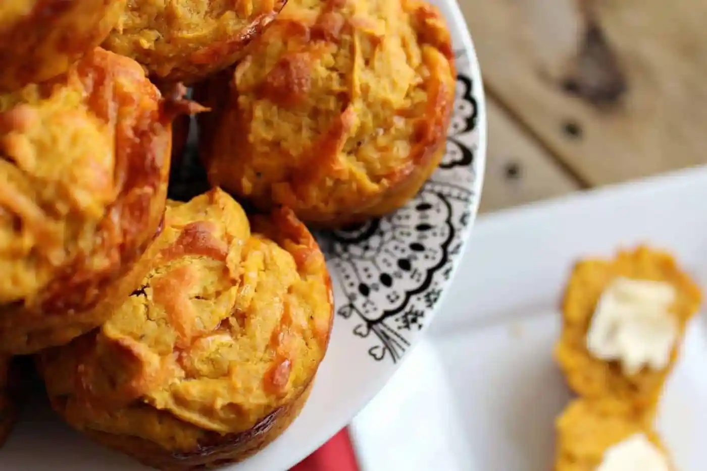 Pumpkin Cheddar Muffins