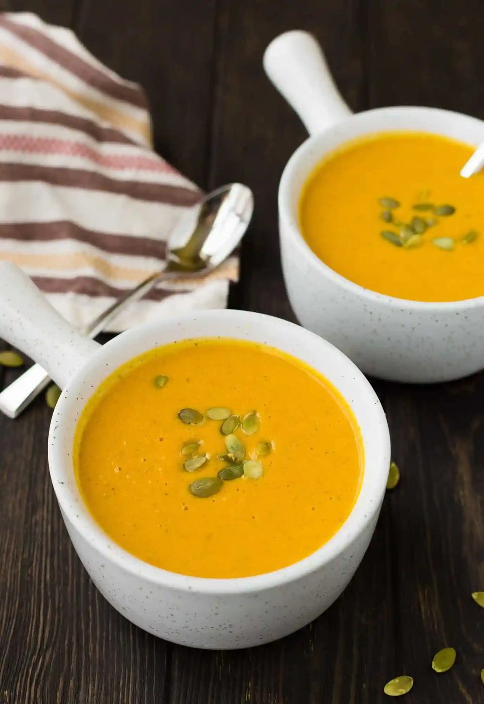 Pumpkin Curry Soup (20 Minute Recipe!)