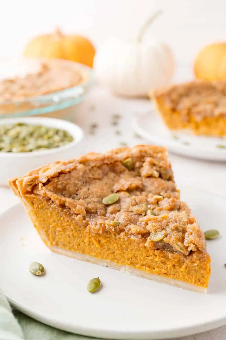 Pumpkin Pie plus Streusel Topping