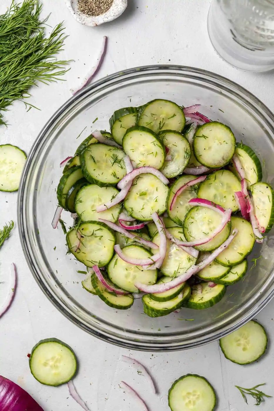 Cucumber Salad – straightforward & rich!
