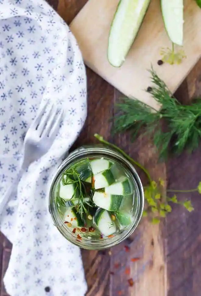 Refrigerator Dill Pickles – Speedy and Straightforward