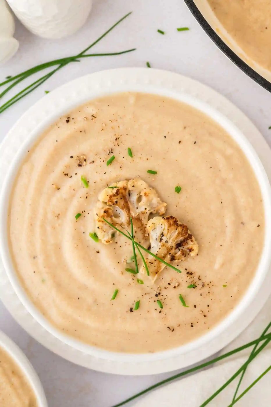 Roasted Cauliflower Soup