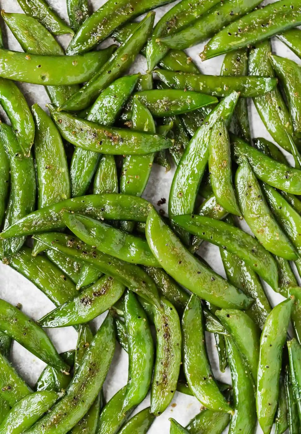 Sugar Snap Peas (so good!), roasted