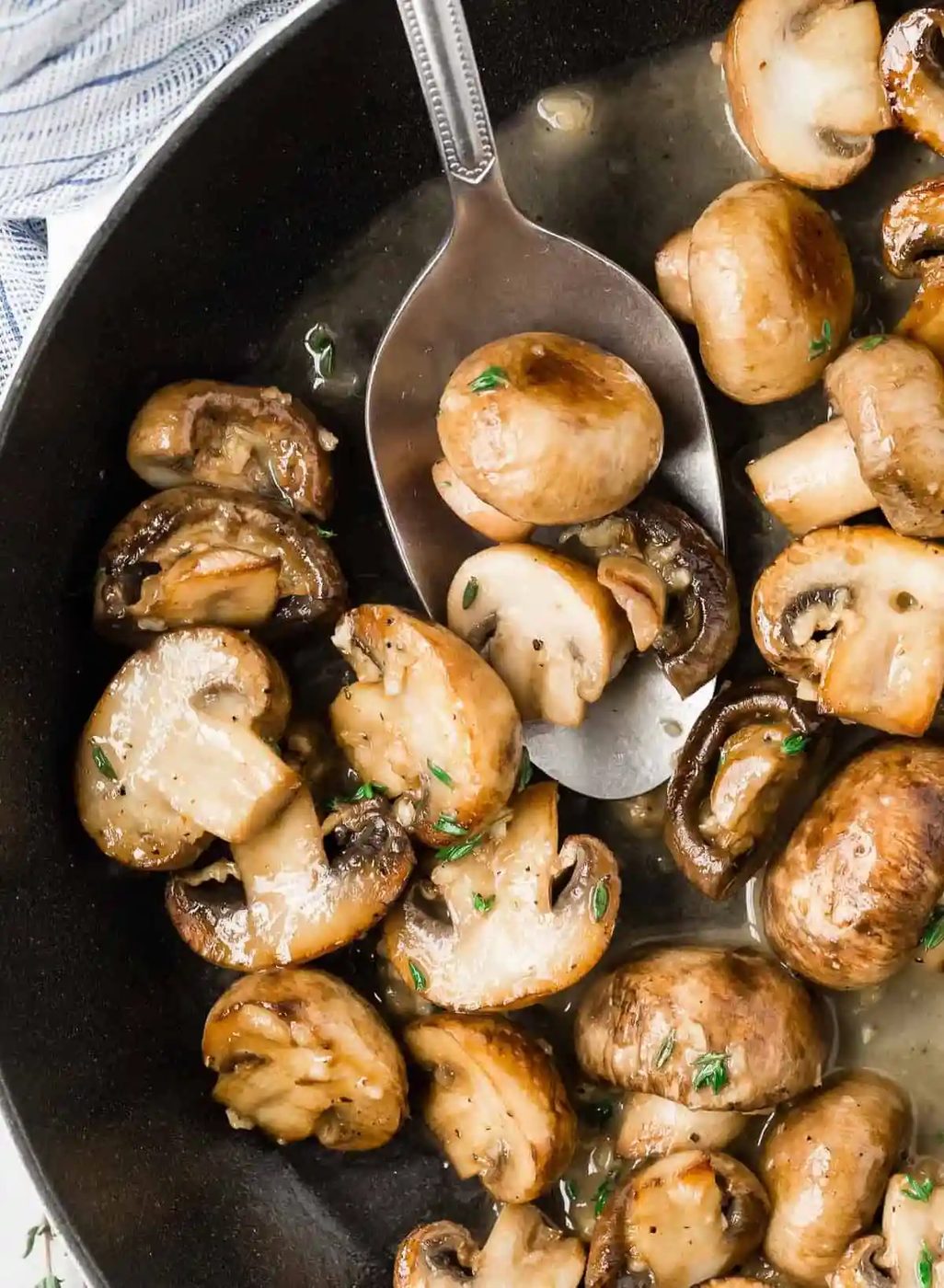 Sautéed Mushrooms plus Wine and Garlic