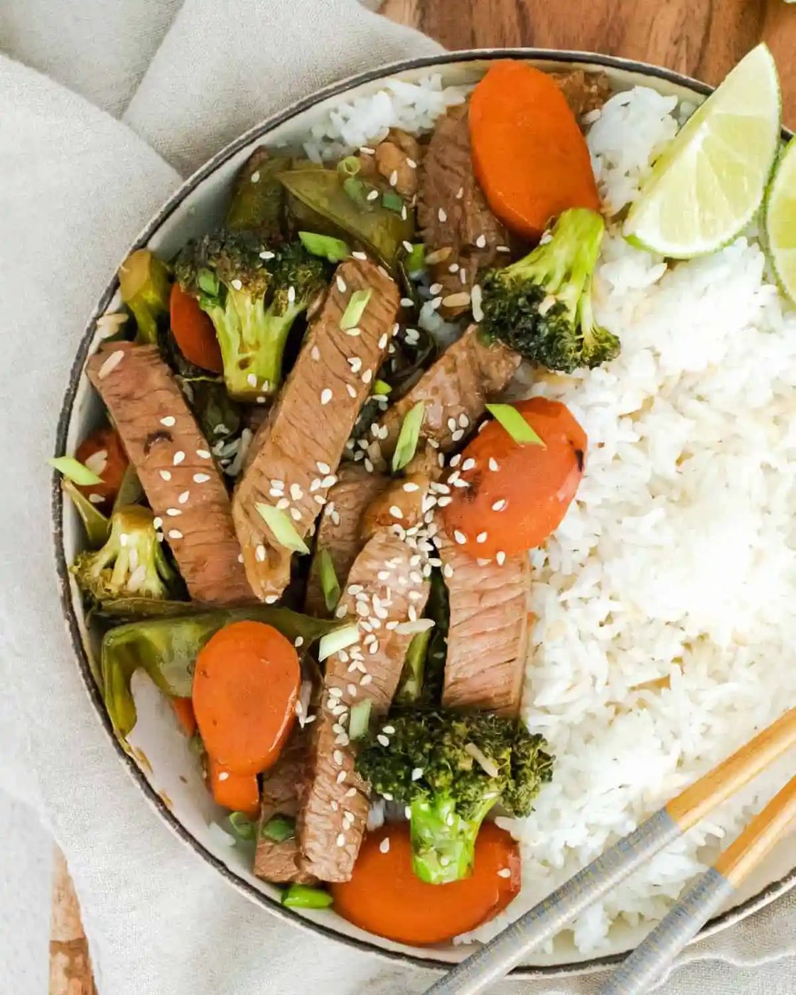Sesame Beef and Vegetables