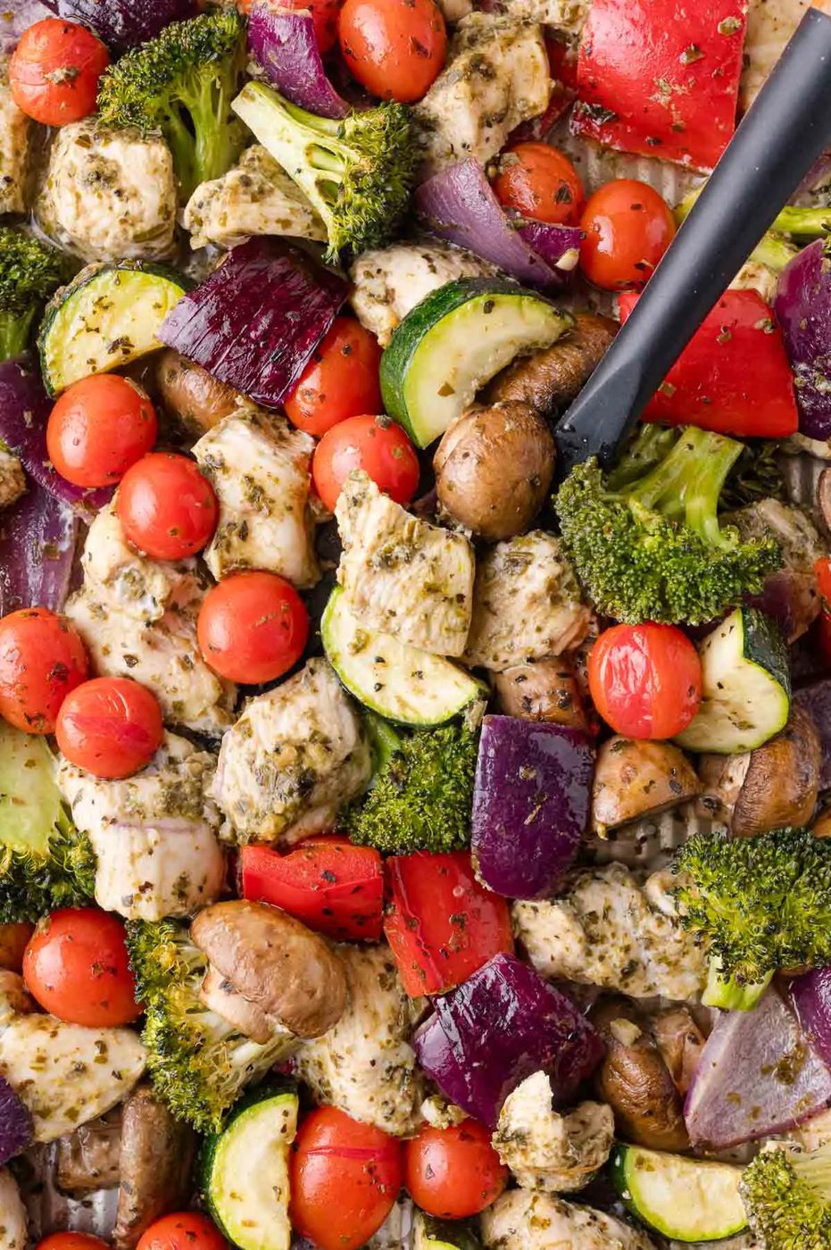 Sheet Pan Pesto Chicken