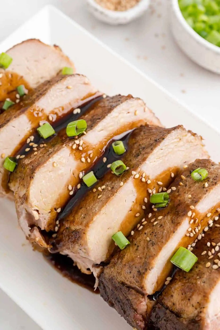 Slow Cooker Pork Loin plus Balsamic Glaze