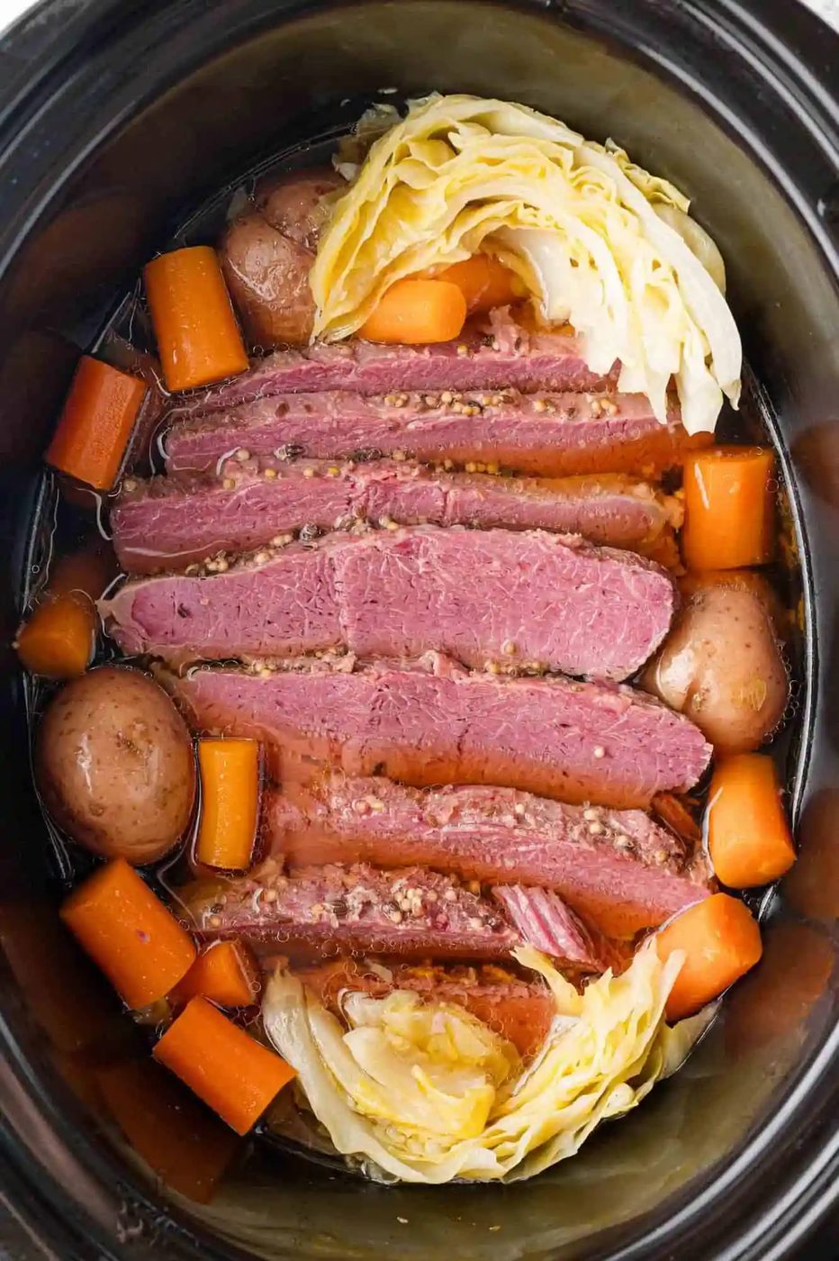 Slow Cooker Corned Beef and Cabbage