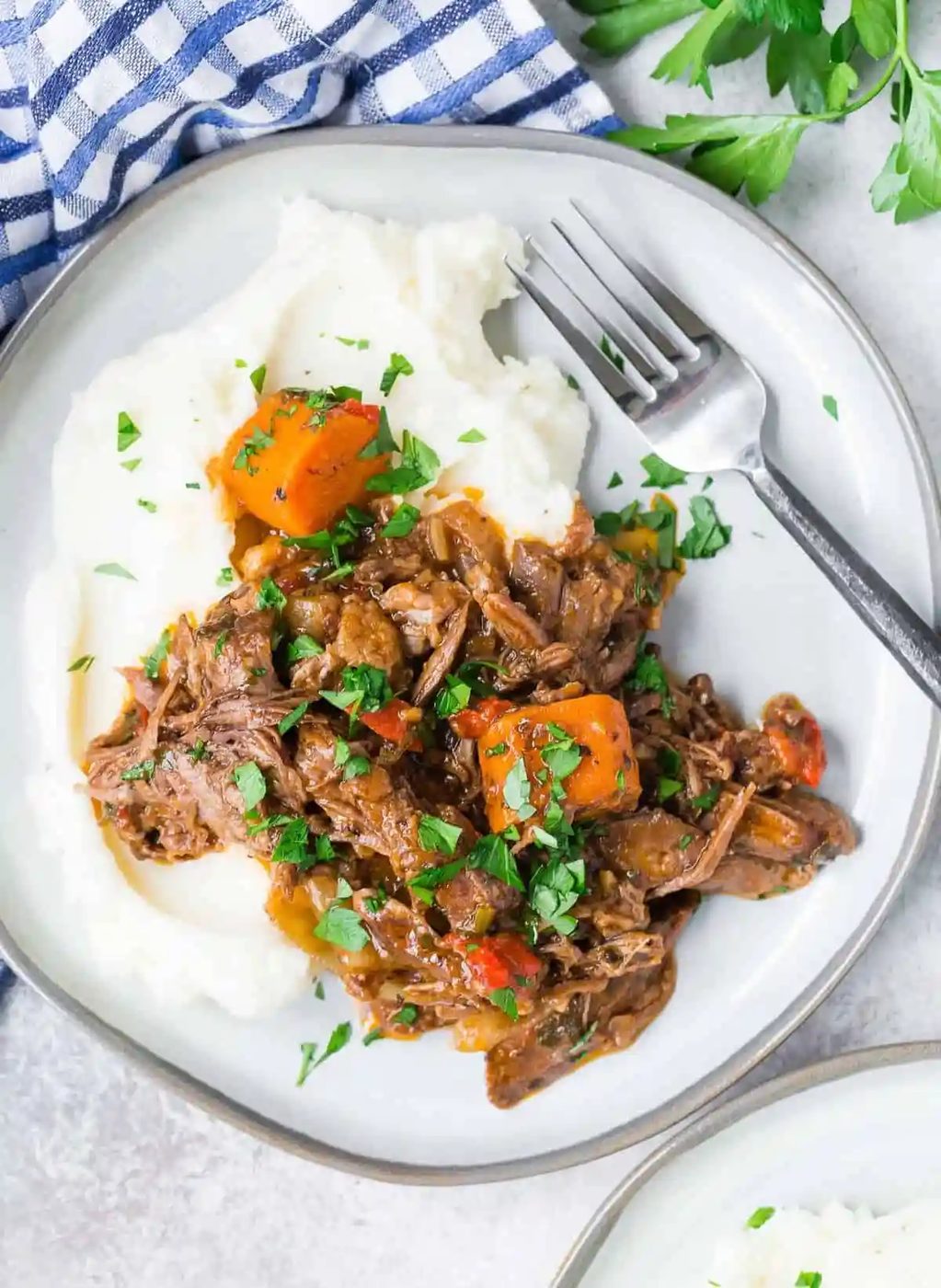 Slow Cooker Italian Pot Roast – tender perfection!