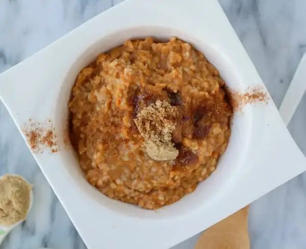 Slow Cooker Pumpkin Pie Steel Cut Oats