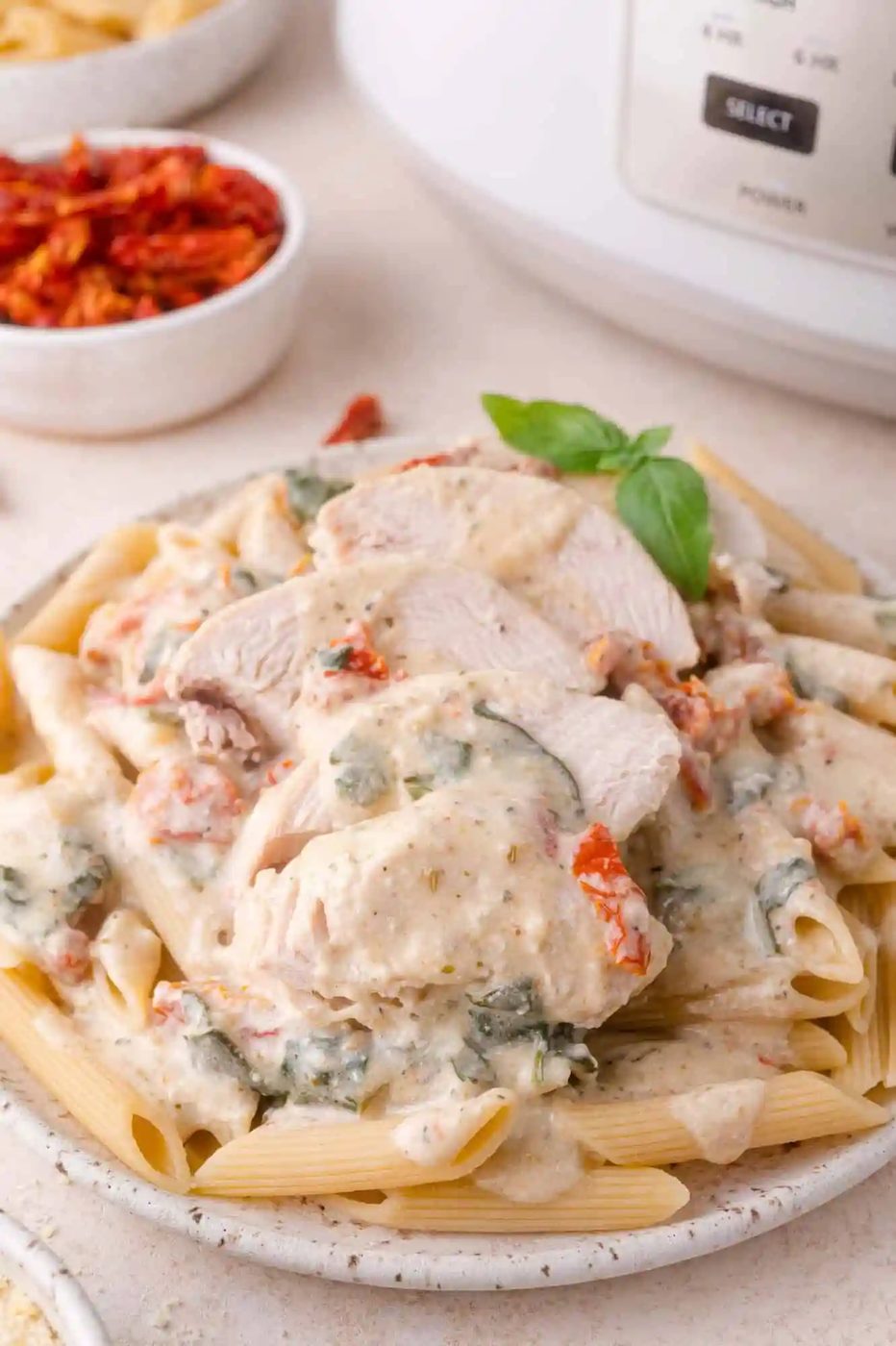 Slow Cooker Tuscan Chicken