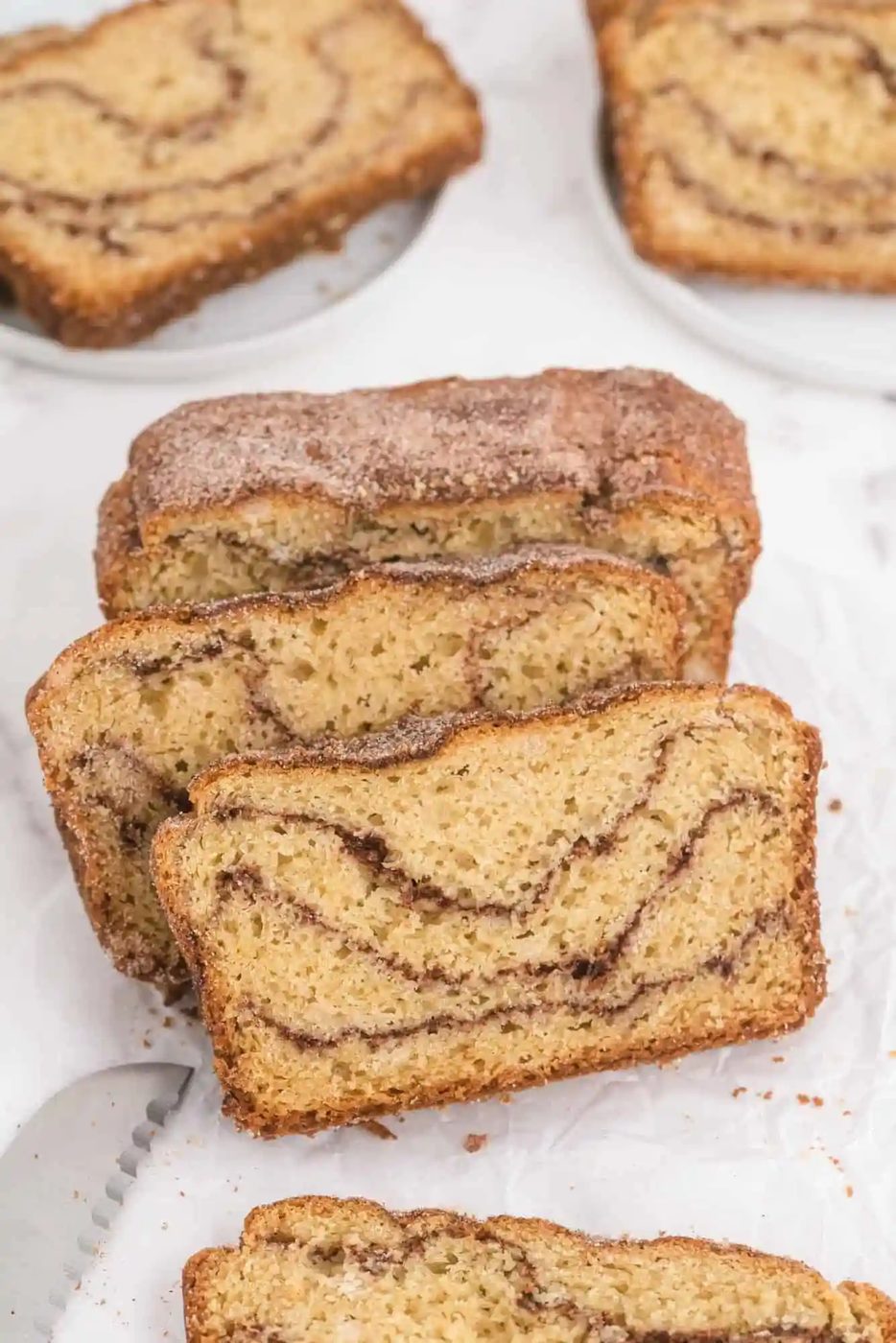Snickerdoodle Bread – Triple Cinnamon Swirl!