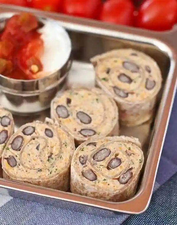 Southwestern Cream Cheese Tortilla Rollups
