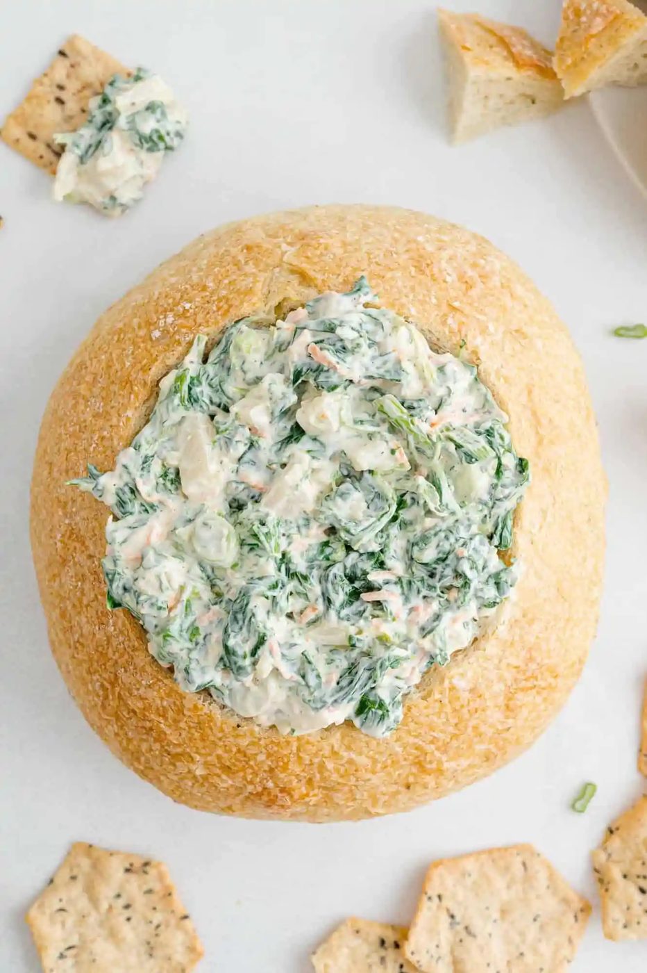 Spinach Dip (from scratch or plus seasoning mix)