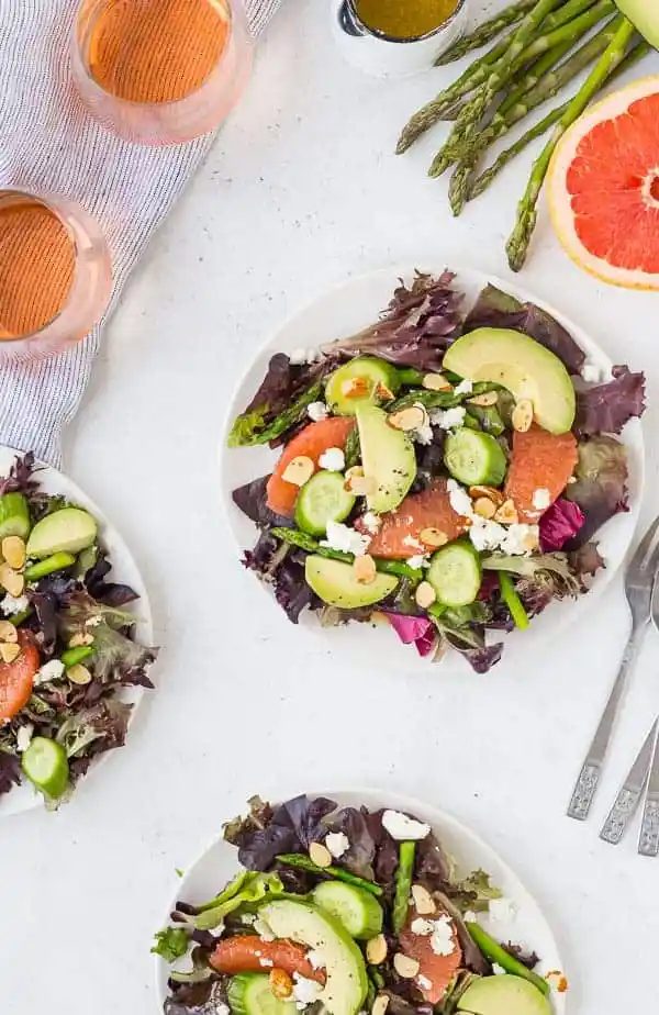 Spring Salad, served with Rosé Vinaigrette