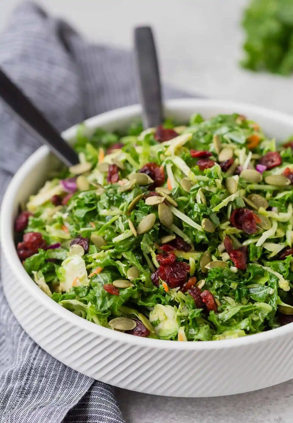 Sweet Kale Salad plus Poppy Seed Dressing