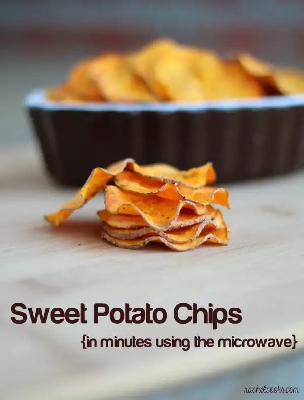 Sweet Potato Chips – Microwave!