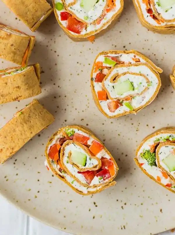 Vegetable Cream Cheese Roll Ups