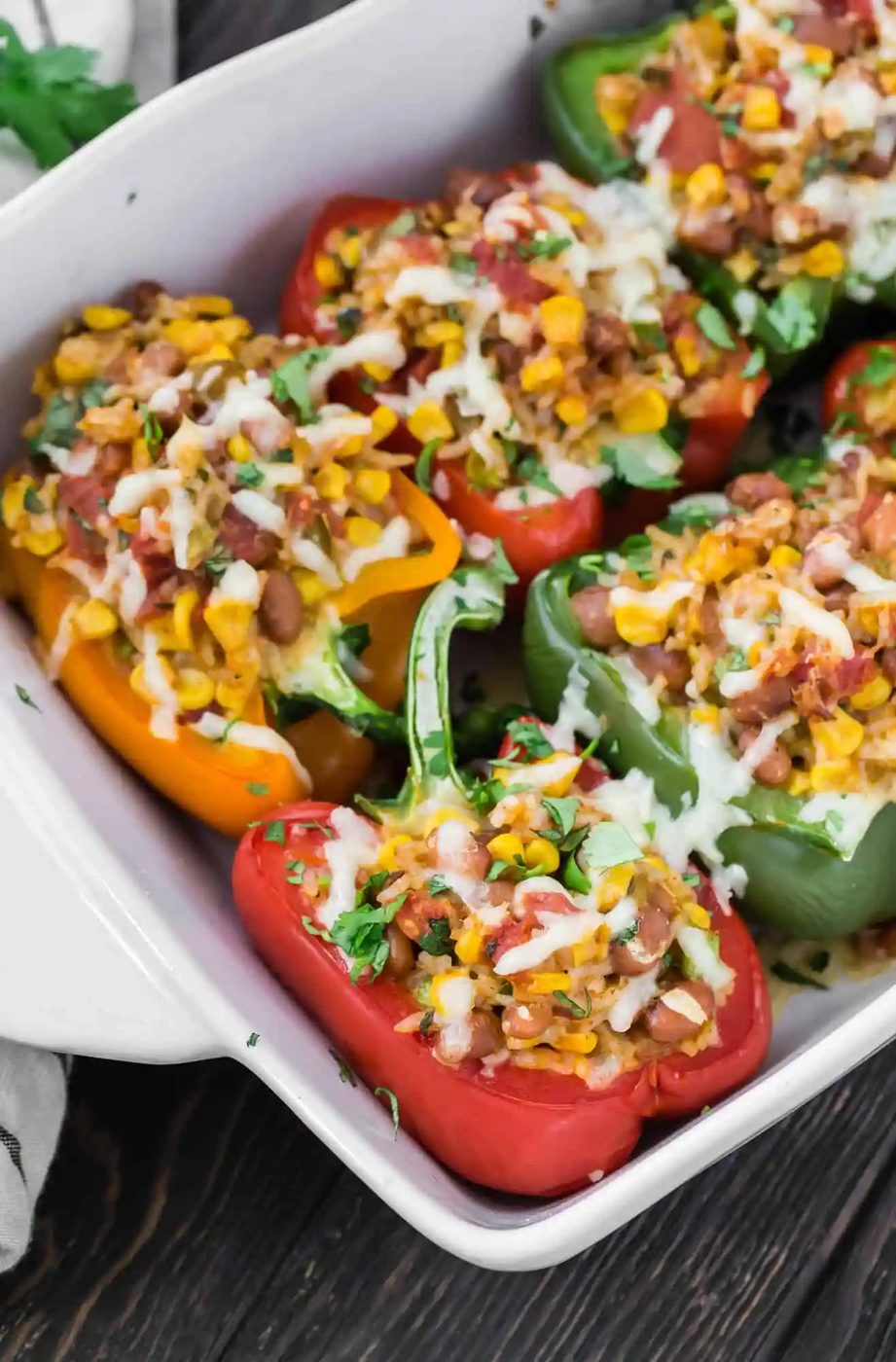 Vegetarian Stuffed Peppers – Southwestern