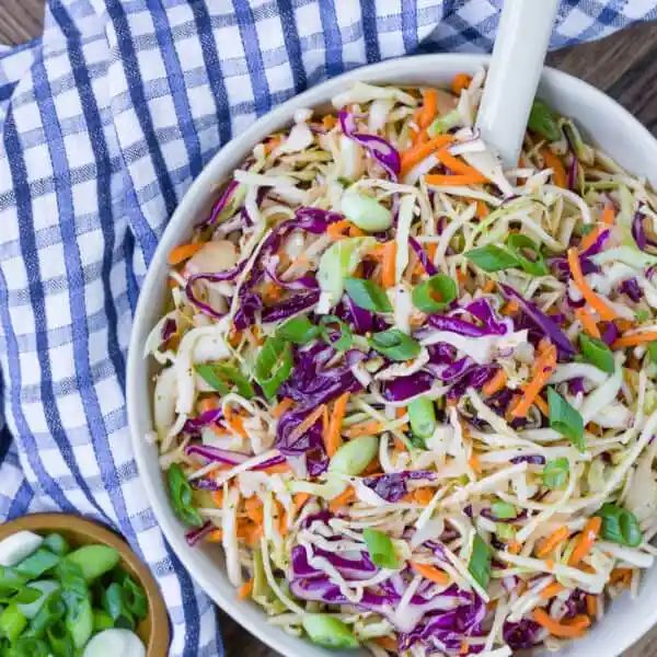Vinegar Coleslaw (no mayonnaise)