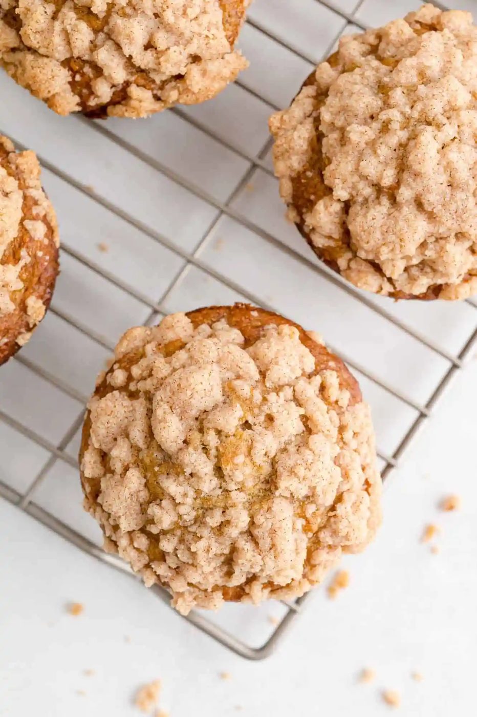 Whole Wheat Banana Muffins plus Streusel