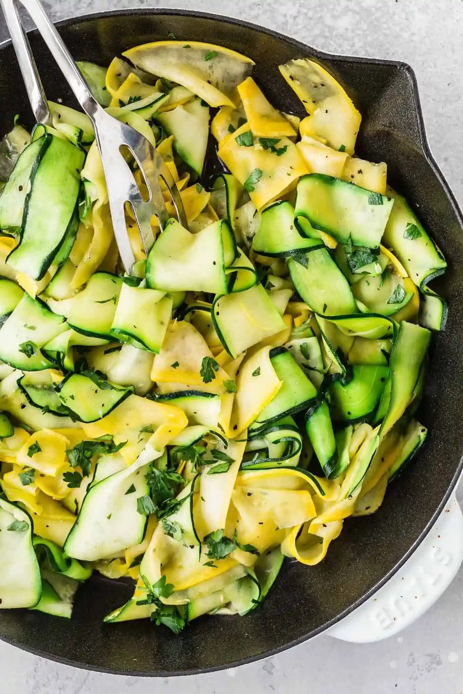 Sautéed Summer Squash & Zucchini Ribbons