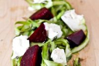 Shaved Asparagus, Beet, and Burrata Salad
