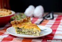 Garden Fresh Turkey Sausage and Asparagus Quiche