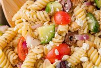 Vibrant Greek Noodle Salad