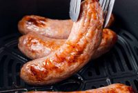 Crispy Air-Fried Bratwurst