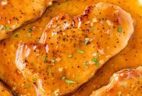 Sticky Sweet Honey Garlic Pork Chops