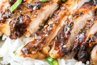 Sticky Ginger Chicken Thighs