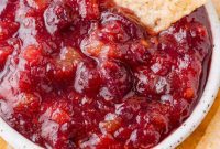 Simple Two Ingredient Cranberry Salsa