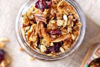 Effortless Pecan Cranberry Granola