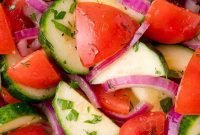 Cucumber Tomato Salad Delight