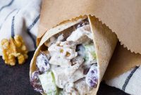 Wholesome Chicken Salad with Crunchy Walnuts and Grapes