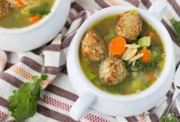 Simple Wholesome Meatball Orzo Soup