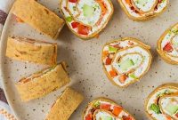 Creamy Veggie Pinwheels