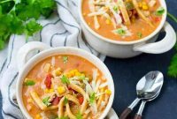 Southwestern Creamy Chicken Noodle Soup